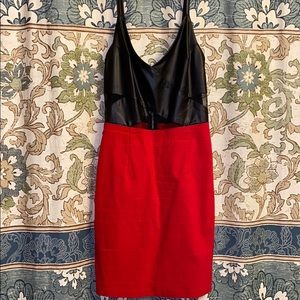 black and red mini dress G by Guess